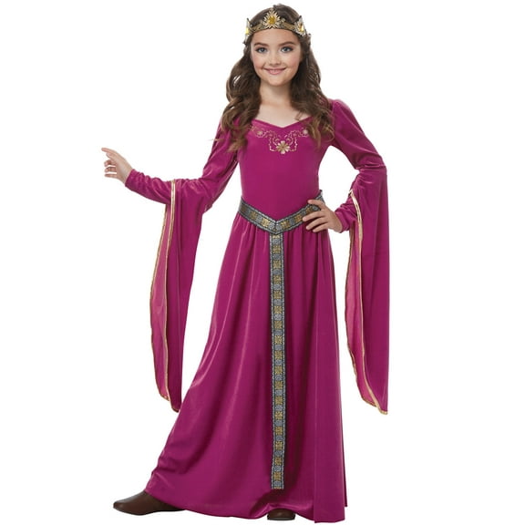 Blushing Medieval Princess Child Costume