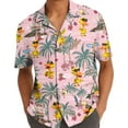 thumbnail image 5 of Retro Summer Beach Duck Hawaiian Shirts For Men Surfing Vacation Mens Hawaiian Shirts Short Sleeve Button Down Shirt Men, 5 of 7
