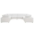 thumbnail image 4 of Modway Commix 8-Piece Down Filled Overstuffed Sectional Sofa in Pure White, 4 of 10