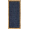 thumbnail image 3 of 2x7 Ft Inner Navy Blue Jute Area Rug | Handmade | Solid Farmhouse Design | Natural Jute Rug for Living Room | Dining Room | Bedroom | Kitchen | Hallway | Entryway, 3 of 5