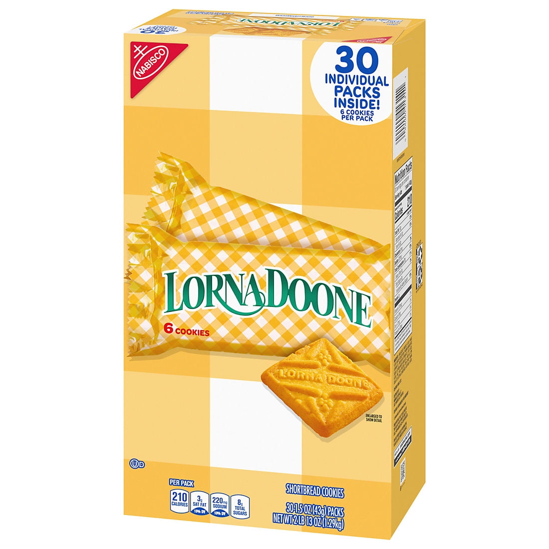 Lorna Doone 30ct Cookies 1.5oz Each Pack