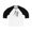 White/ Black, variant on Effete Feline Claw Marks Scratch Unisex 3\4 Sleeve Baseball Tee