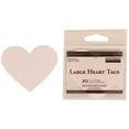 thumbnail image 2 of JAM Paper Large Heart Ivory Paper Gift Tags, 3 x 2 1/2 x 2 (10 Count), 2 of 2