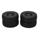 thumbnail image 1 of Juego de 4 ruedas y neumáticos de repuesto antideslizantes negros de 74 mm para camiones y vehículos de control remoto. Accesorios de modificación de, 1 of 9