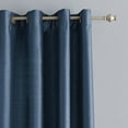 thumbnail image 3 of Hometrends Faux Silk Grommet Room Darkening Window Curtains Panel, 3 of 7