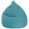 thumbnail image 1 of Gouchee Home Easy Collection Contemporary Polyester Microfiber Upholstered Bean Bag Chair Turquoise, 1 of 7