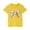 Yellow, variant on Zwiiyzr Boys and Girls Christmas Shirts Fashion Cute Bow Printed Casual Short Sleeve Crewneck Cotton Top 3-10 Years Blue