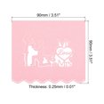 thumbnail image 2 of Unique Bargains Table Name Place Cards,50pack Favor Decor Hollow Butterfly Design Blank Card,Pink, 2 of 5