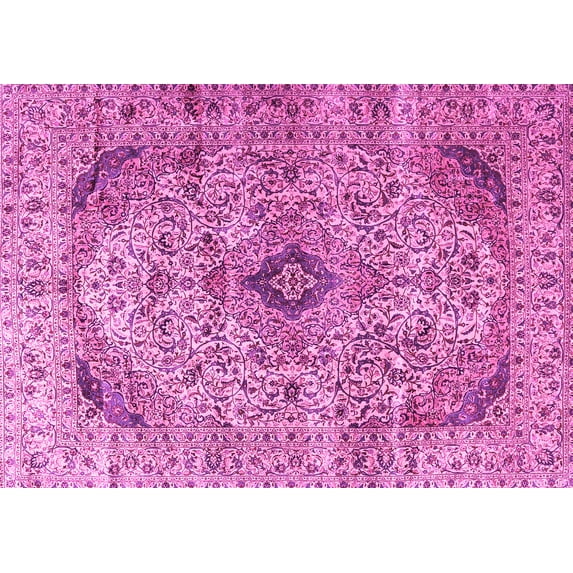 Ahgly Company Indoor Rectangle Persian Pink Traditional Area Rugs, 6' x 9'