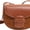 Brown, variant on KKLDOGS Vintage Saddle Crossbody Purse, PU Suede Patchwork Flap Saddle Bag, Adjustable Shoulder Strap Casual Cross‑body Handbag with Magnetic Snap Closure for Daily Travel & Outdoor Use
