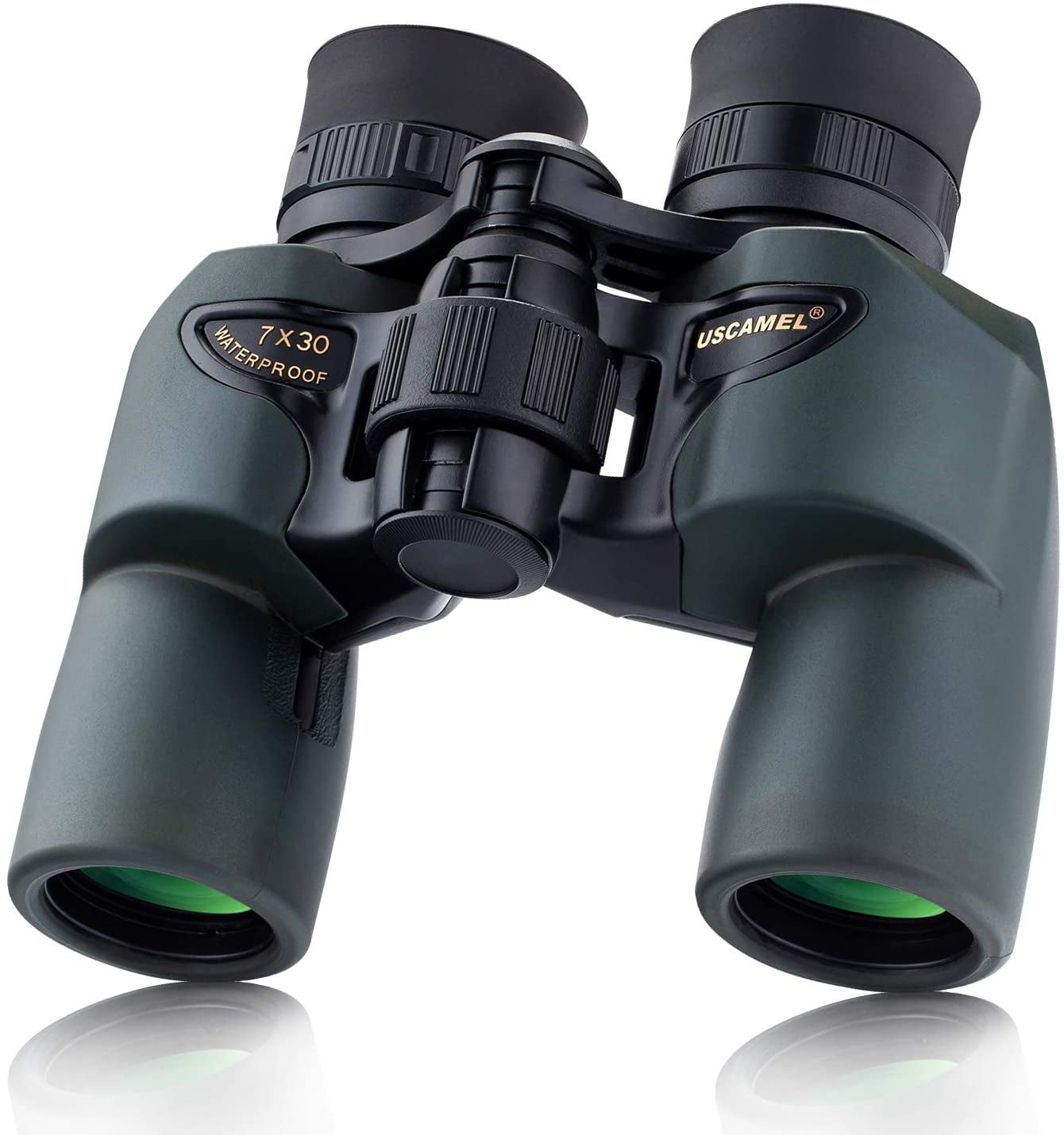 BEBANG 7x30 Binoculars Compact LightweightBAK4 Prism FMC Len, Clear