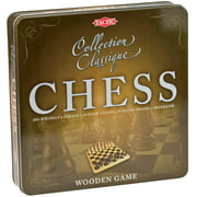 Tactic Wooden Chess Set In Tin Box | 2 Players