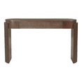 thumbnail image 5 of Tcbosik 55in Entryway Table with Storage, Console Table with 2 Drawers, Modern Sofa Table for Hallway, Foyer, Living Room, Space Saving, Espresso, 5 of 10