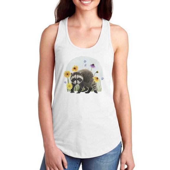 Wild Woodland Iv. Racerback Tank Women -Grace Popp Designs, Female Small