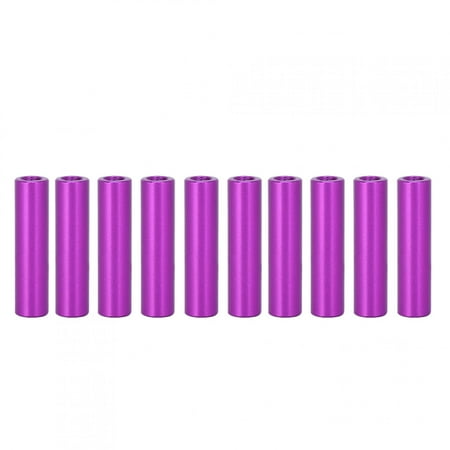 

Fugacal Quadcopter Standoff Fastener Round Column 10Pcs M3x20 Round Aluminum Standoff Column Spacer Stud Fastener Rods Purple