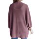 thumbnail image 5 of Sonducket Suéter abierto frontal para mujer, cárdigan de punto suelto de poliéster, manga 3/4, ropa informal de primavera y otoño, rosa, S Prendas para la parte del cuerpo Violeta S Sonducket AP003557-11, 5 of 6
