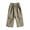 Army Green, variant on Bixock Toddler Girls Cargo Pants,Girls Sweatpants,Solid Color Pants Linen Cargo Pants Wide Leg Pants Long Pants