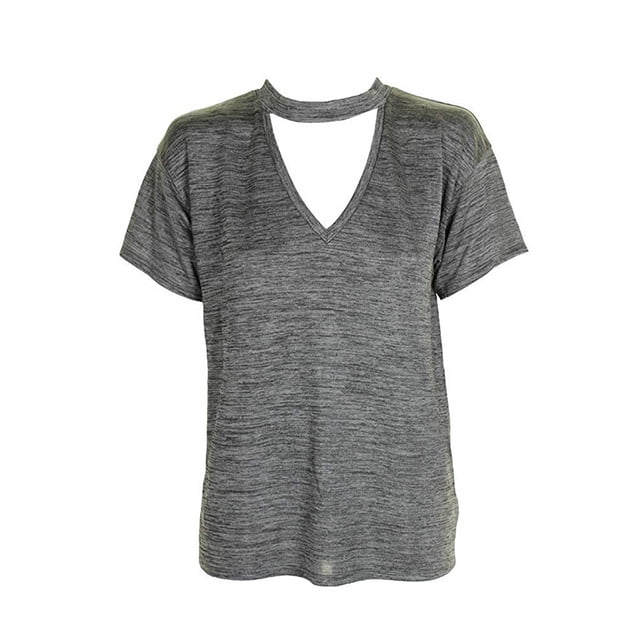 Rachel Roy Tunique Blouse pour Femmes, Gris, Très Grand