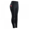 thumbnail image 1 of 2021 Pantalon de Yoga de Sport Taille Haute pour Femmes Séchage Rapide Respirant Extensible Compression Pantalon Court Bleu#01, 1 of 7