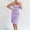 Purple, variant on Womens Bodycon Off-The-Shoulder Dresses Summer Bandeau Sexy Sleeveless Strapless Club Party Tube Dress
