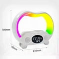thumbnail image 7 of 6 IN 1 Multifunction Wireless Charger Stand Speaker with RGB Night Light and Clock Fast Charging Station for Phone 16 15 14 13 (Black), 7 of 7