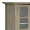 thumbnail image 4 of Acadian 62 inch Wide Solid Wood Wide Storage Cabinet in Distressed Grey, 4 of 9