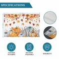 thumbnail image 6 of Orange Grey Pumpkins Fall Placemats Set of 6, Maple Leaf Thanksgiving Botanical Washable Wipeable Table Mats for Dining Tables, Indoor Outdoor Kitchen Place Mats for Holiday Party Table Decor, 6 of 9