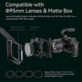 thumbnail image 4 of SmallRig 95mm CPL-VND Filter Kit with Rod Clamp fr 95mm/82mm/77mm/72mm/67mm Lens, 4 of 8