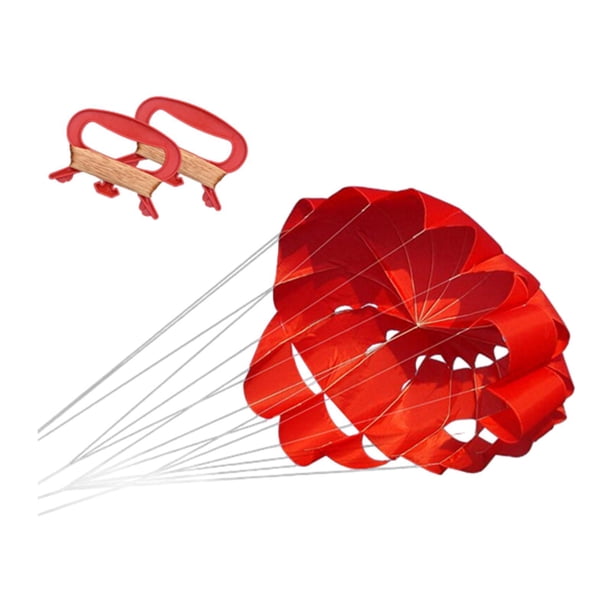 Cometa de playa, cometas voladoras, fácil de volar, cometa de doble línea, cometa deportiva, cometa con suave para patio trasero, césped, Rojo