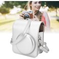 thumbnail image 4 of HELIAHOO Instant Camera Protective Case, PU Retro Camera Bag with Adjustable Removable Strap Rainproof Scratch Proof Protective Cover (Silver) UA24513-3718, 4 of 9