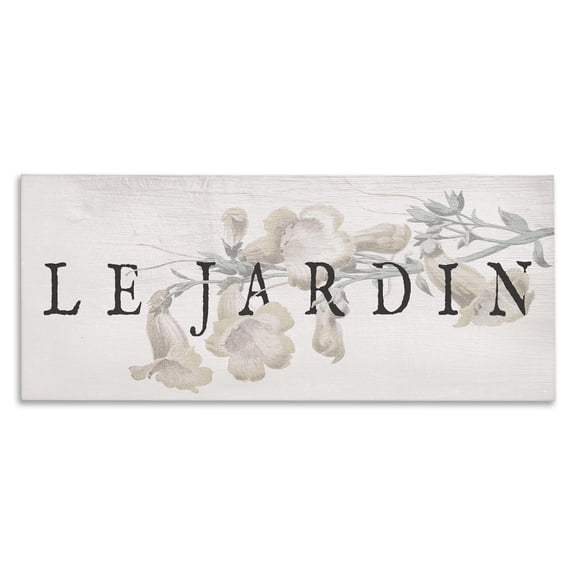 Stupell Industries Farmhouse Vintage French Garden Canvas Art, 24 x 10, by Lil' Rue