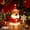 A, variant on Christmas Light Up Cute Corgi Statue,Freestanding Lighted Dog,Christmas Decor,Christmas Ornaments,Corgi Statue Christmas Tabletop Decor 7.9 Inch