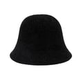 thumbnail image 2 of Lumtrix 2026 Women's Hat Soft Knitted Hat Fashion Fall Winter Fisherman Hat Travel Daily Outdoor Casual Cap Black One Size, 2 of 6