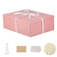 thumbnail image 1 of Caja de regalo OBMMIRAO extra grande con tapa 43 x 33 x 15 cm, color rosa, 1 of 7