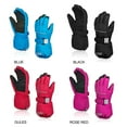 thumbnail image 4 of Kids Ski Mittens, Waterproof Snow Thinsulate Mittens Toddler Warm Winter Ski Snow Gloves with String for Boys Girls, 4 of 8
