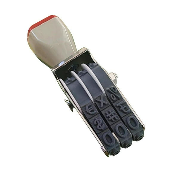 HONCLL 0-9 Number Stamp Business Stamp Adjustable Numbering Stamp Office Stamp
