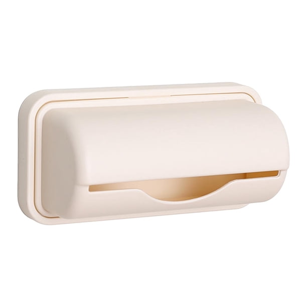 Dispensador de bolsas de basura, portarrollos, caja de almacenamiento de bolsas de basura, dispensador de bolsas de basura multiusos montado y colgant , grand grande