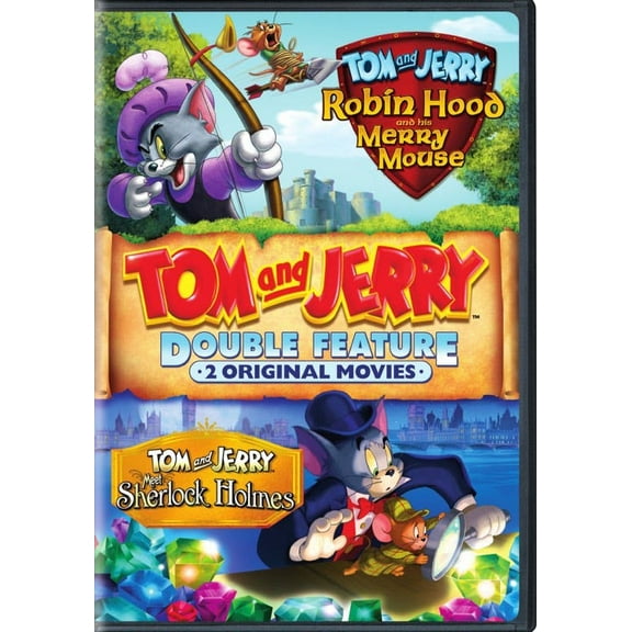 Tom and Jerry: Robin Hood and his Merry Mouse / Meet Sherlock Holmes (DBFE) (DVD Double Feature) [DVD]