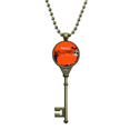 thumbnail image 1 of Rojo feliz el temor a los fantasmas de Halloween Llavero Collar Colgante Bandeja Cadena Embellecida Unbranded M, 1 of 3