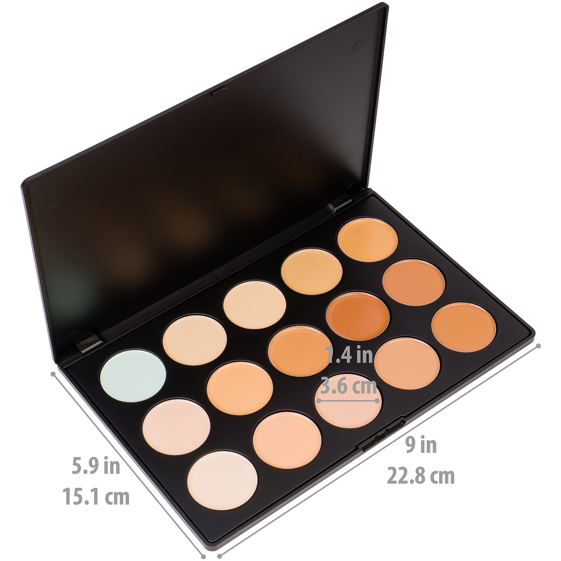 SHANY CONTOUR CAMO Professional Cream Foundation Color Palette ,Foundation Primer ,Camouflage Concealer Makeup Palette - Contour Camo