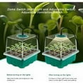 thumbnail image 4 of Nuevo kit de mini plantas de invernadero de 5 piezas, con luz solar de espectro completo, caja de cultivo de invernadero interior con tapa y rejillas de ventilación, 10 etiquetas, 2 herramientas de, 4 of 5