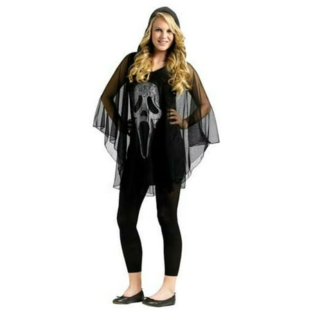 Poncho Ghost Face Teen Costume