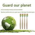 thumbnail image 3 of 10pcs Bamboo Toothbrushes Individually Wrapped Cleaning Soft Bamboo Toothbrushes for Daily Life Beige, 3 of 12
