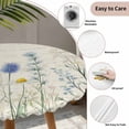 thumbnail image 5 of Spring Floral Round Fitted Tablecloth with Elastic Edge, Waterproof Table Cloth Table Cover for 36"-44" Tables, Summer Farmhouse Vintage Botanical Tablecloths for Dining Picnic Indoor Outdoor, 5 of 9