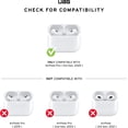 thumbnail image 2 of UAG Designed for AirPods Pro 3rd Gen Case, Rugged Military Grade Drop Proof Protective Cover with Detachable Carabiner Clip & Secure Lip Closure, Scout Black, 2 of 5
