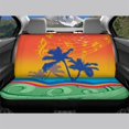 thumbnail image 3 of POLERO Beach Palm Tree Music Car Back Seat Covers, Set of 2 Pieces Heavy Duty Auto Seat Cushion Protectors for Van and Truck, All Weather Use, 3 of 4