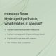 thumbnail image 2 of MIXSOON Cica-Hyal Hydrogel Eye Patch - Parches de Hidrogel para Contorno de Ojos con Cica y &Aacute;cido Hialur&oacute;nico 30 Pares, 2 of 8