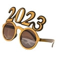 thumbnail image 2 of 2023 Funny Glasses New Year Photo Glasses for Celebrations Adults Children's Night Out Party Supplies Decorations Aureate, 2 of 8