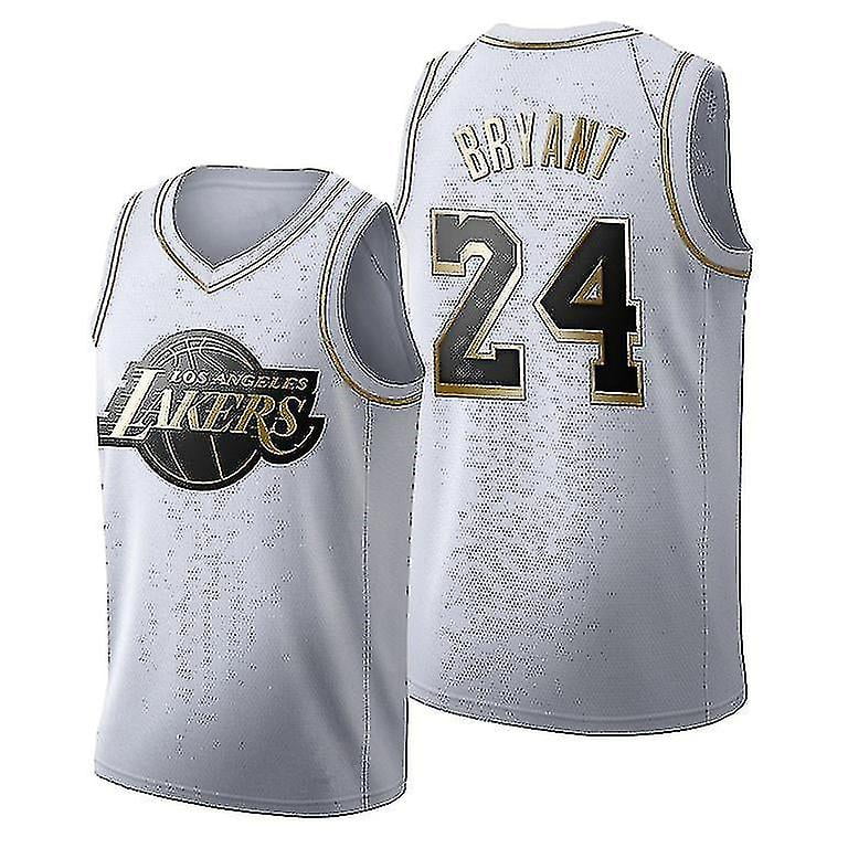 Los Angeles Lakers Jersey All White Kobe Bryant Jersey Los Angeles