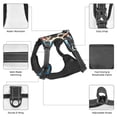 thumbnail image 3 of Vsdgher Cute Daisy Cow A Pattern Dog Harness,No Pull Pet Harness with Soft Padded Handle,Adjustable Reflective Vest with 2 Buckles,4 Slide Buckles,S-XL Large, 3 of 5